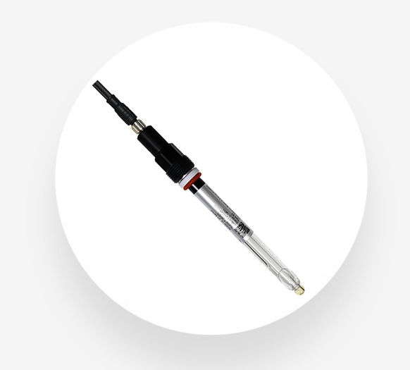 png100-t3-scale100 Sensor de pH sumergible Tipo B2 (agua de mar, agua industrial) - Image 1